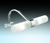 Светильник с креплением на зеркало G9 2*40W хром
