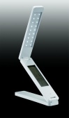 Настольная лампа складная с календарем LED 1,8W белый