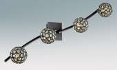 Подсветка G9 4*40W коричневый/хрусталь