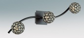 Подсветка G9 3*40W коричневый/хрусталь