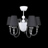 Люстра лампа 5 x E14, 1 x G9 max 40W, цвет CHROME/BLAC