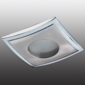 Светильник влагозащищенный никель/хром встраиваемый НП IP65 GU5.3 AQUA 369306